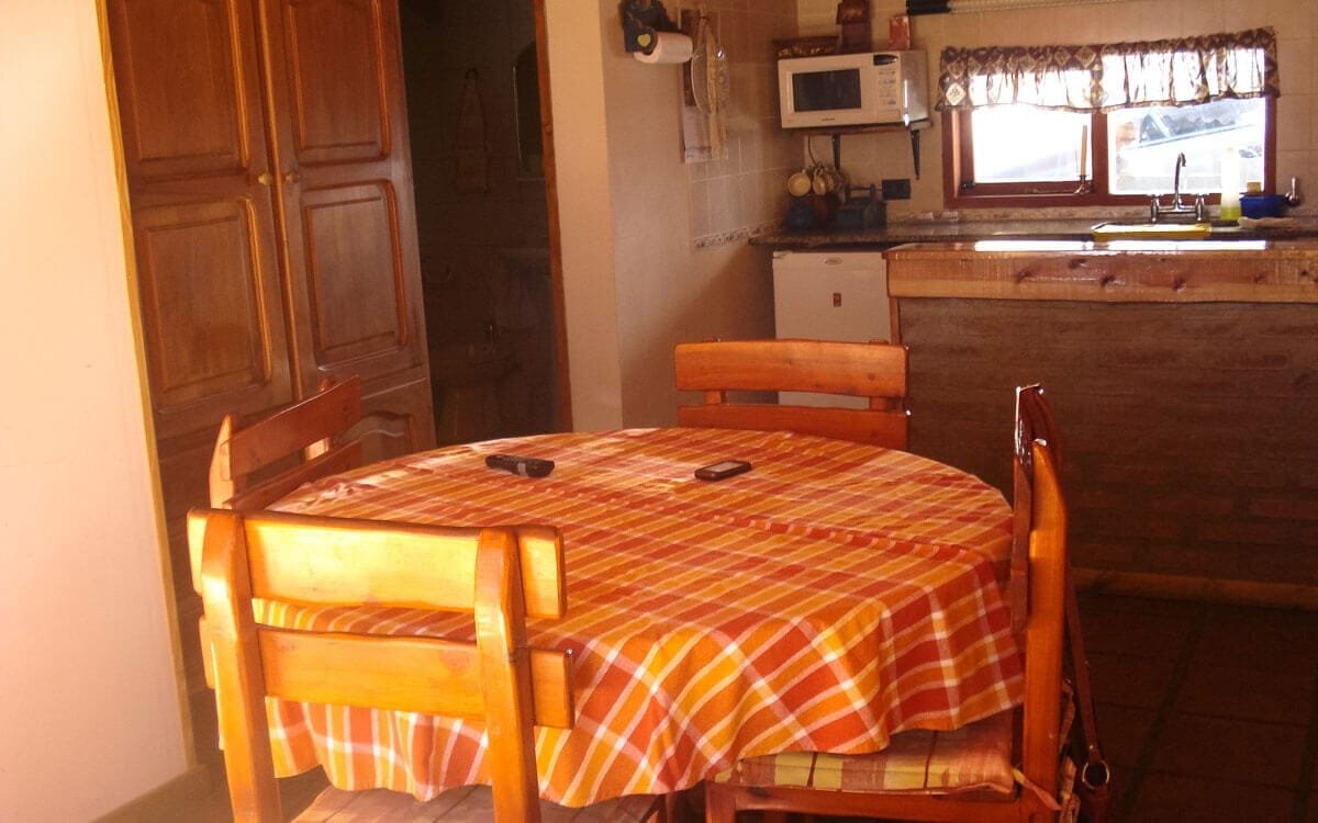 Dining area and kitchen