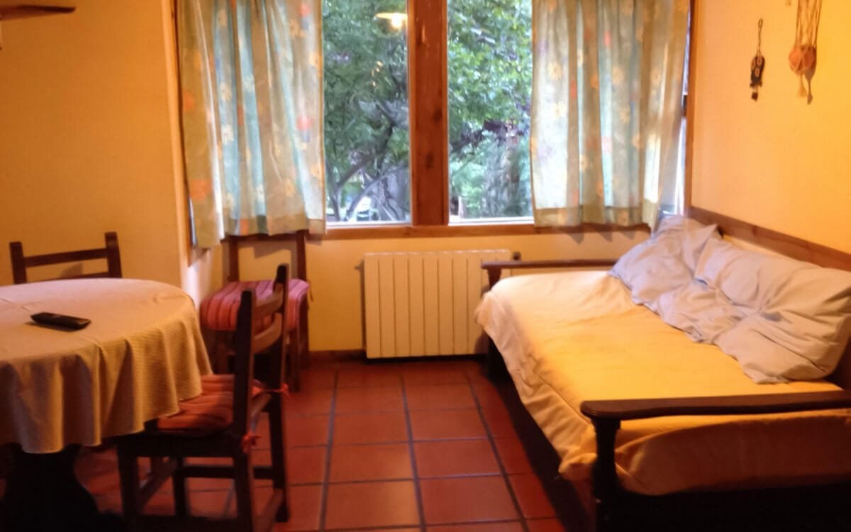 The living-dining room